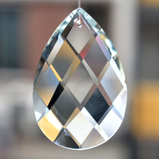 Amêndoa Pingente K9 LDI Cristais® art. 08 Cristal 50x31mm=2 polegada