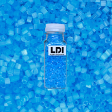 Vidrilho Color by LDI Cristais® Azul Neon (05135L) 2x9/0=2,6mm