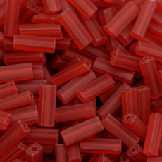 Canutilho Chiclete Preciosa® Ornela Vermelho Mate (90090) 10x3,5mm