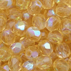 Cristal Preciosa® Ornela Topaz Transparente Aurora Boreal (10020) 4mm