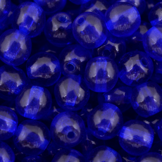 Conta de Porcelana Preciosa® Ornela Dark Safira Transparente (30080) 2mm