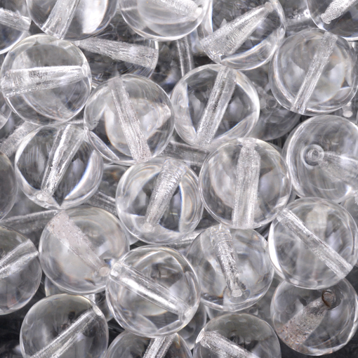 Conta de Porcelana Preciosa Ornela Cristal Transparente 00030 8mm