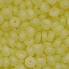 Conta de Vidro Preciosa® Ornela Disco Amarelo Opaline (82000) 4mm