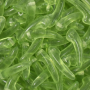 Conta de Vidro Preciosa Ornela Folha Dentinho Olivine Transparente 50400 18mm
