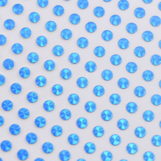 Cartela Holograma de Metal HF Preciosa 150x150mm Capri Blue SS12