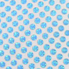 Cartela Holograma de Metal HF Preciosa 150x150mm Capri Blue SS20