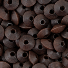 Conta de Madeira Preciosa® Ornela Disco Imbuia 4x8mm