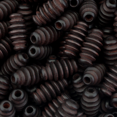 Conta de Madeira Preciosa® Ornela Mola Tabaco 17x8mm