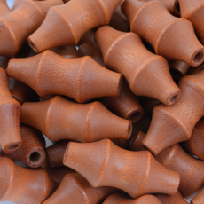 Conta de Madeira Preciosa® Ornela Balão Duplo Mel 30x12mm