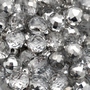 Cristal Preciosa Ornela Prata Cristal Labrador Transparente Metalico 27001 12mm