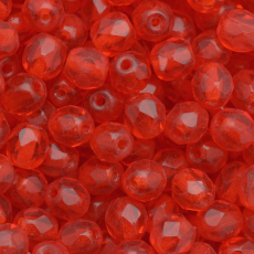 Cristal Preciosa® Ornela Vermelho Transparente (90070) 5mm