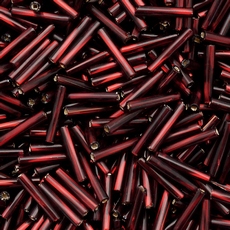 Canutilho Preciosa® Ornela Vermelho Torcido Transparente (97120) 5 polegada=11mm