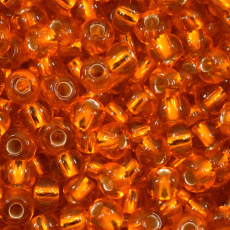 Miçanga Preciosa® Ornela Laranja Transparente (97000) 6/0 aprox. 4,1mm