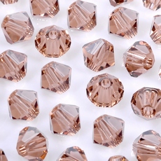 Balão Swarovski® art. 5301 Light Smoked Topaz 4mm