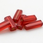 Canutilho Chiclete Preciosa Ornela Vermelho Transparente 97090 10x3,5mm