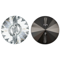 Botão Swarovski® art. 3015 Cristal 27mm