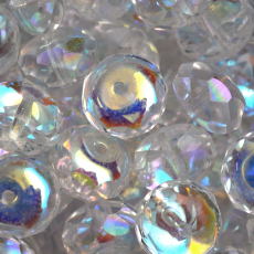 Cristal Disco Preciosa® Ornela art. 35 Cristal Transparente Aurora Boreal (00030) 9mm