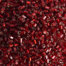 Vidrilho Preciosa® Ornela Vermelho Transparente (97090) 2x9/0=2,6mm