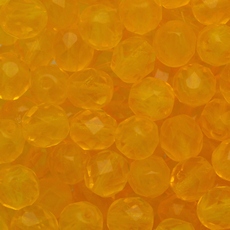 Cristal Preciosa Ornela Amarelo Opaline Transparente 8122 8mm
