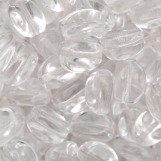 Conta de Vidro Preciosa® Ornela Tria Cristal Transparente (00030) 9x7mm