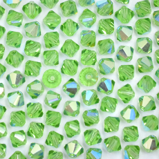 Balao Collection Czech Crystal art. 45169 Peridot Aurora Boreal 4mm