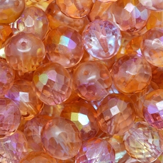 Cristal Preciosa® Ornela Light Siam Topaz Aurora Boreal 2x (4809) 12mm