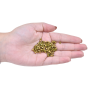Strass Engrampado para costura LDI Cristais Olivine Ouro Velho SS12  3,00mm