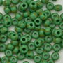 Micanga Preciosa Ornela Verde 4 Tiras Amarelo Rajado Fosco 53800 20 aprox. 6,1mm
