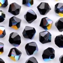 Balao Swarovski art. 5301 Jet Aurora Boreal 4mm