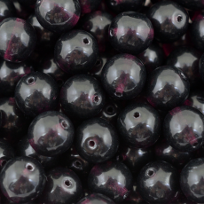 Conta de Porcelana Preciosa® Ornela Dark Ametista Transparente (20080) 8mm