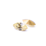 Strass Navete Swarovski art. 42002 base conica Jonquil 8x4mm