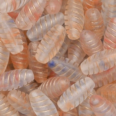 Conta de Vidro Preciosa® Ornela Tatuzinho Vermelho Dourado (9516) 14mm