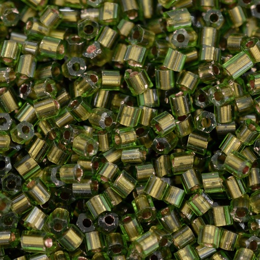 Vidrilho Preciosa Ornela Bronze e Verde Lined Colorido 59430 2x902,6mm
