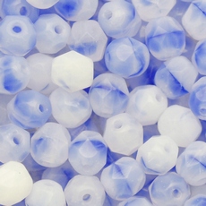 Cristal Preciosa® Ornela Safira Branco Transparente Mesclado (37011) 6mm