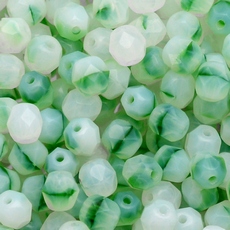 Cristal Preciosa® Ornela Verde Transparente Mesclado (57110) 6mm