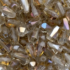 Cristal Gota Preciosa® Ornela Light Colorado Topaz Transparente Lustroso Aurora Boreal (0291) 7x5mm