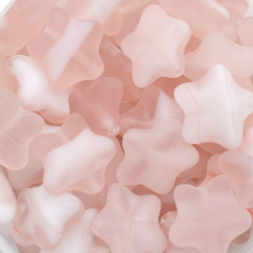 Conta de Vidro Preciosa® Ornela Estrela Rosa (74000) 12mm