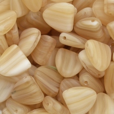 Conta de Vidro Preciosa® Ornela Triângulo Marrom Mate (1500) 9mm