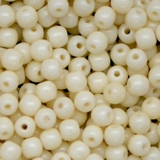 Conta de Porcelana Preciosa® Ornela Ivory Fosco (83530) 3mm