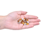 Strass Chaton Rose Engrampado para costura Prateado Collection Czech Crystal LDI Cristais Topaz SS40  8,35mm