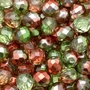 Cristal Preciosa Ornela Vermelho Verde Transparente Metalico 4817 8mm
