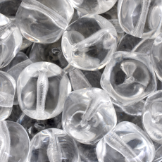 Conta de Vidro Preciosa® Ornela Pentágono Cristal Transparente (00030) 21mm