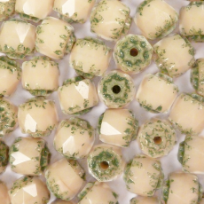 Cristal Adler Preciosa® Ornela Creme E Verde (13020) 6mm