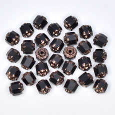 Cristal Adler Preciosa Ornela Bronze Queimado Preto 9133 5mm