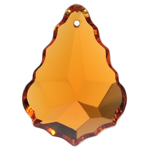 Placa Pingente K9 LDI Cristais art. 400 Topaz 50x35mm