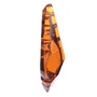 Placa Pingente K9 LDI Cristais art. 400 Topaz 50x35mm
