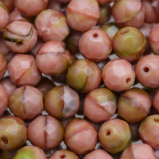 Cristal Preciosa® Ornela Verde Rosa Transparente Mesclado (7755) 8mm