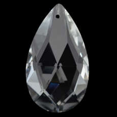 Amendoa Pingente K9 LDI Cristais art. 02 Cristal 28x17mm