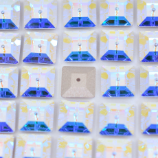 Lantejoula Swarovski® art. 3400 Cristal Aurora Boreal 6mm