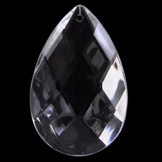 Amêndoa Pingente K9 LDI Cristais® art. 1102 Cristal 63x40mm=2,5 polegada